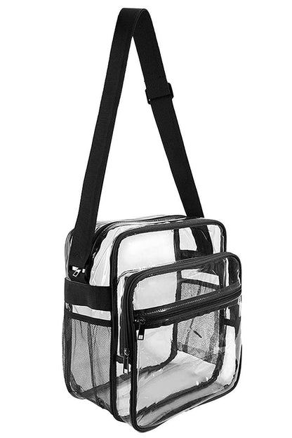 XL Capacity Clear Crossbody Bag