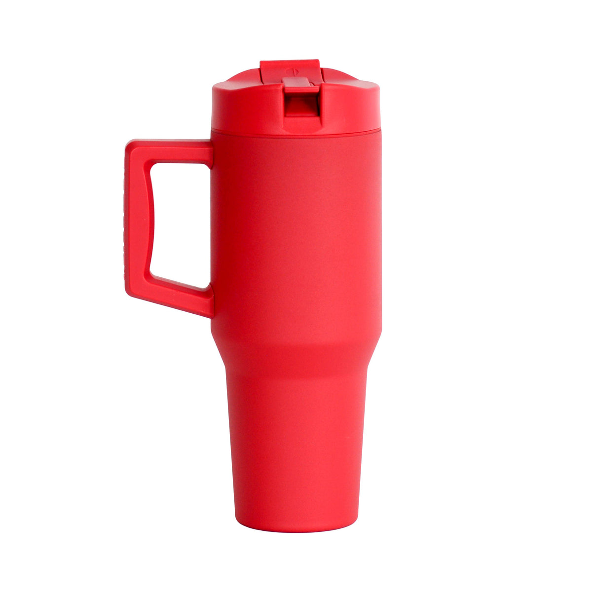 32oz Red Dual Sip Straw Tumbler
