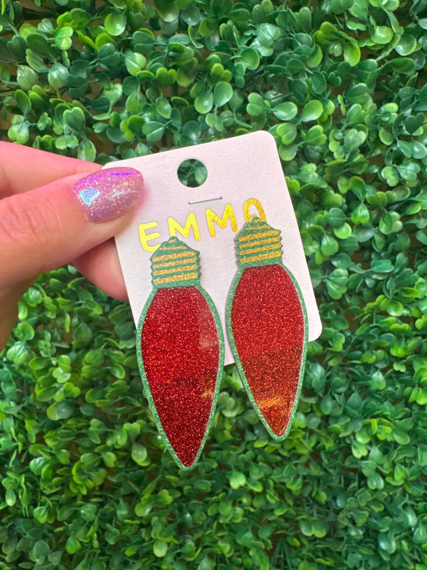 Christmas Lights Earrings