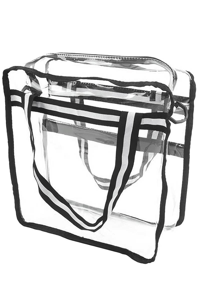 Clear Single Zip Crossbody Liberty Bag