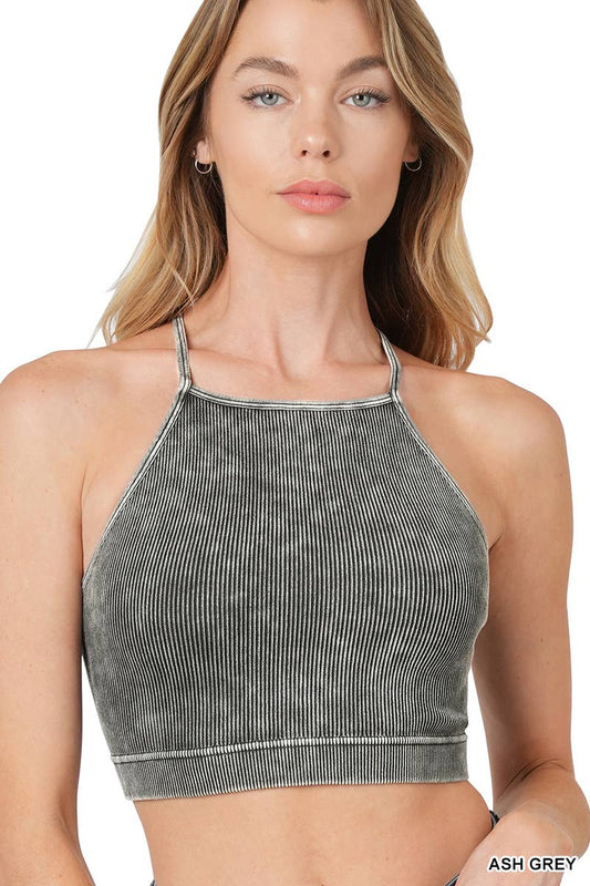 Washed Seamless Tank Top