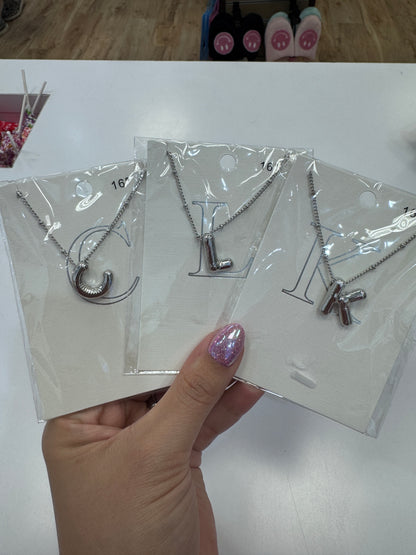 Chunky Letter Necklace