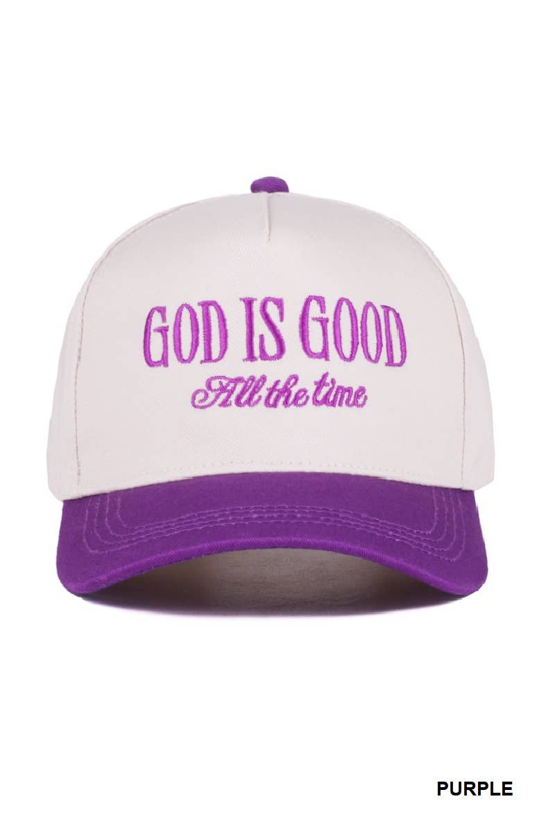 `Two Tone Canvas Cotton Cap: COW-198369 / OS