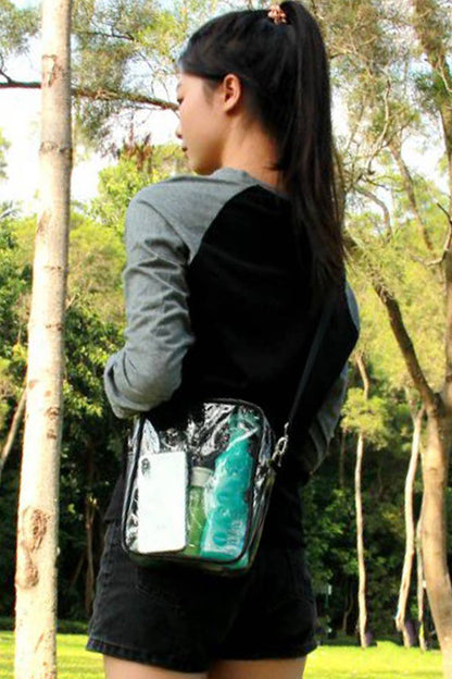 Medium Transparent Clear Durable Messenger Bag