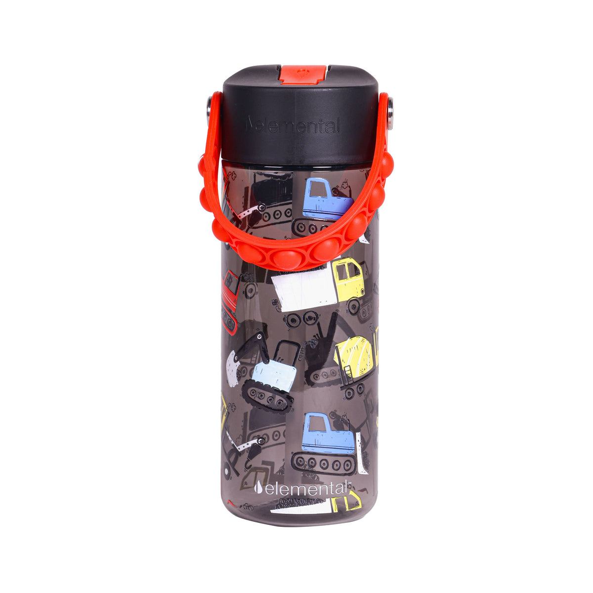 Construction Fidget Handle Kids 18oz Bottle
