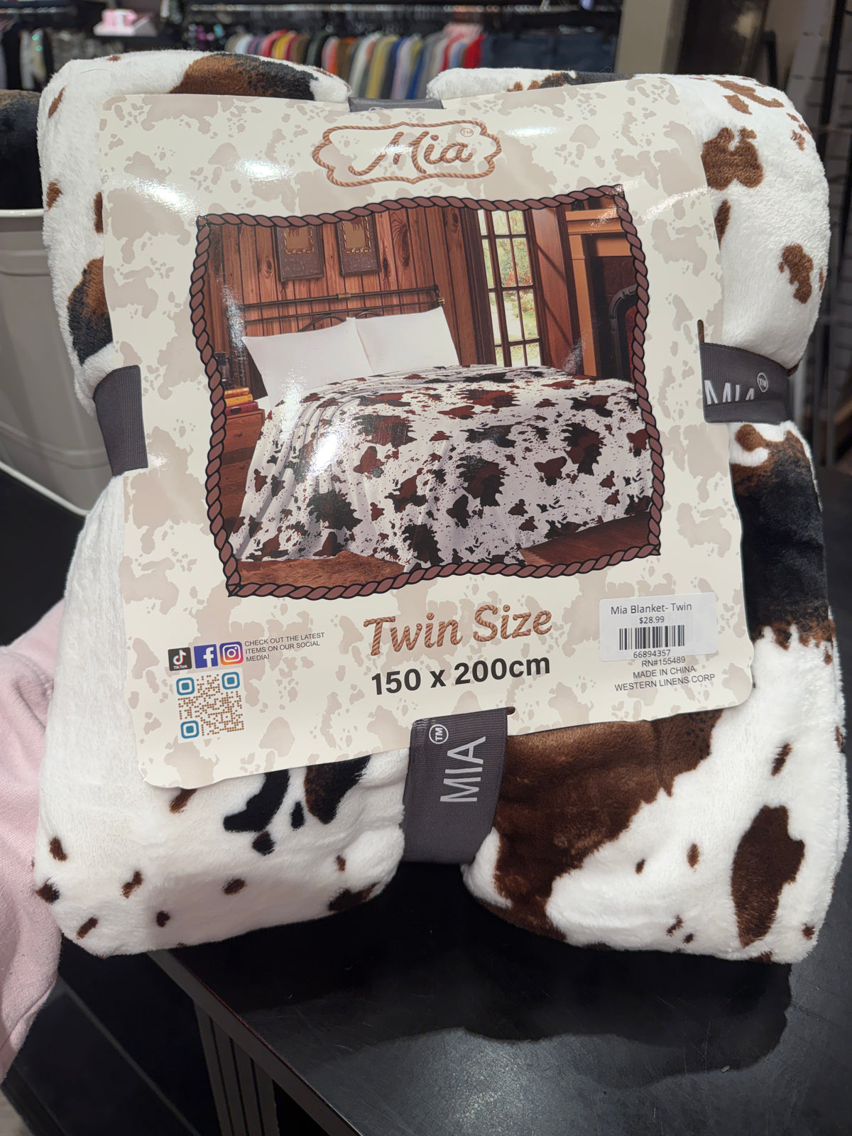 MIA Twin Size- Cowhide