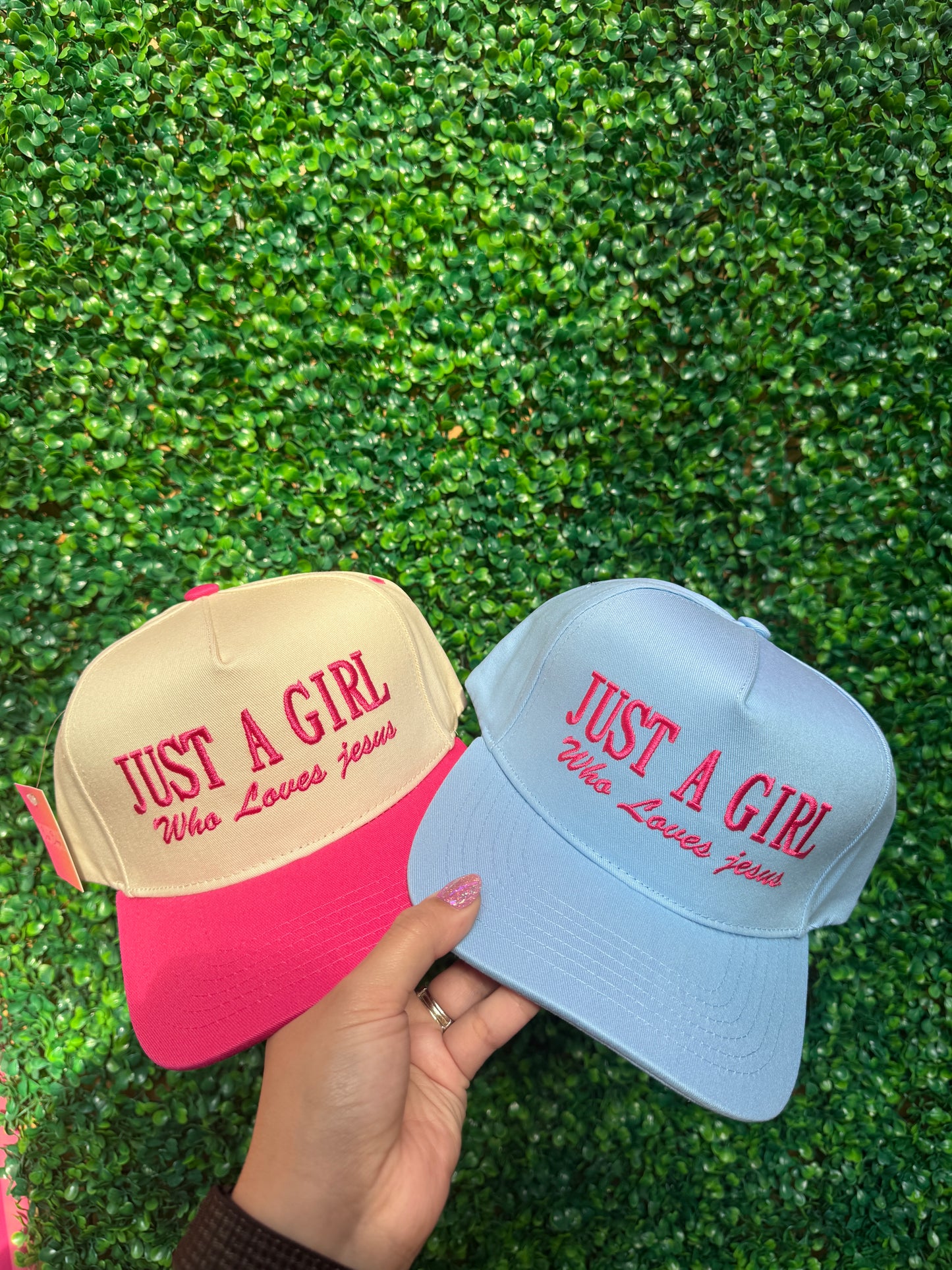 Just a Girl Who Loves Jesus Trucker Hat
