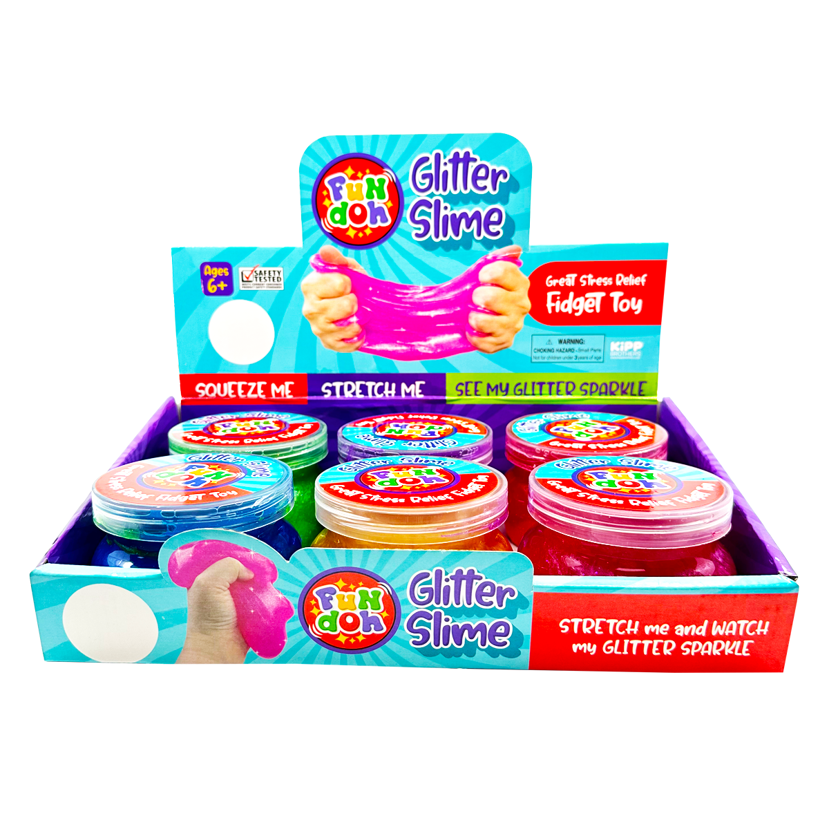 So Much Fun! Fun-Doh Fidget Glitter Slime
