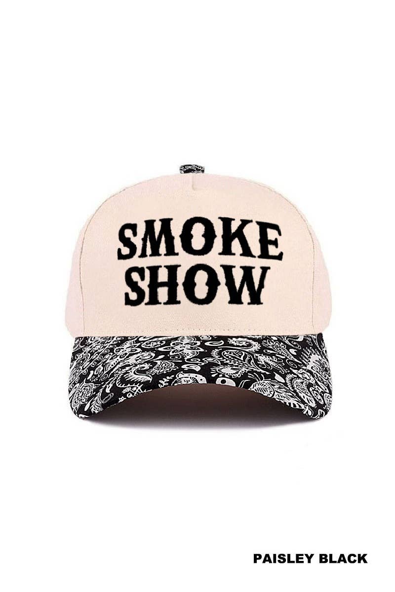 `Two Tone Canvas Cotton Cap: BLACK-186945 / OS