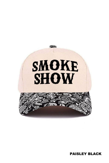 `Two Tone Canvas Cotton Cap: BLACK-186945 / OS