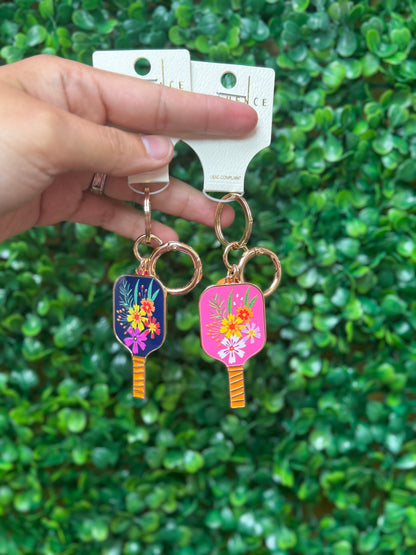 Pickle Ball Bag Charm & Key Chain