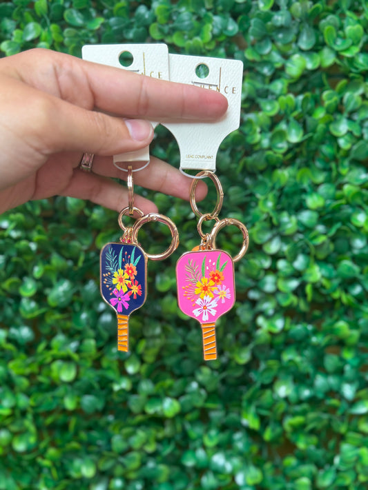 Pickle Ball Bag Charm & Key Chain