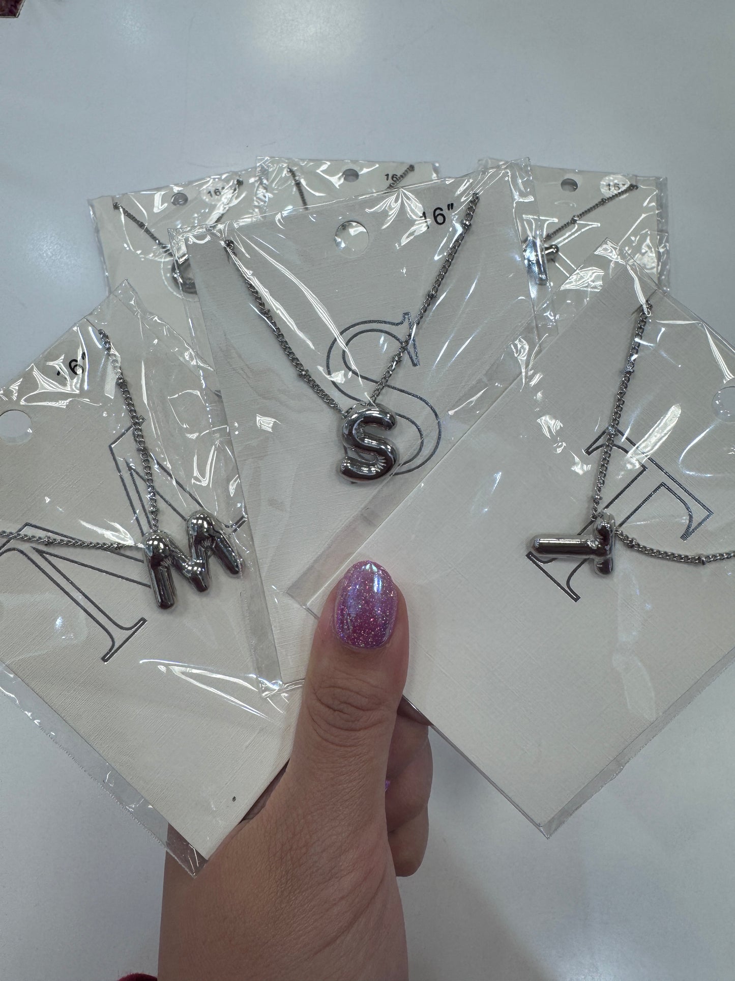 Chunky Letter Necklace