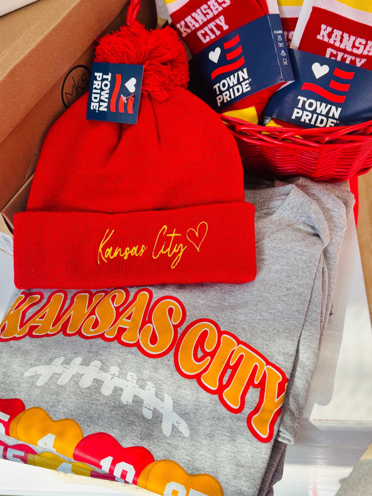 Kansas City Red Beanie- Boss Babes Exclusive