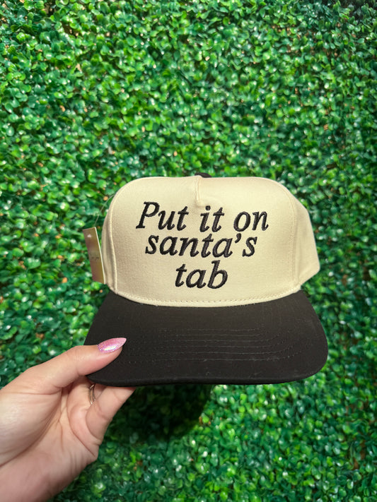 Put It On Santa's Tab Trucker Hat