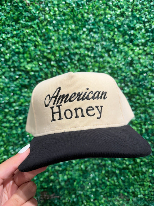 American Honey Ribbed Hat