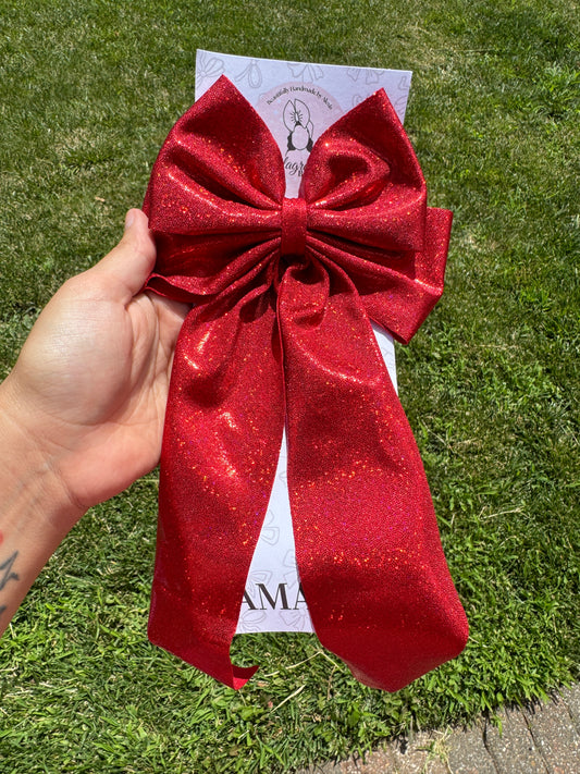 Holographic Red Mamacita Bow