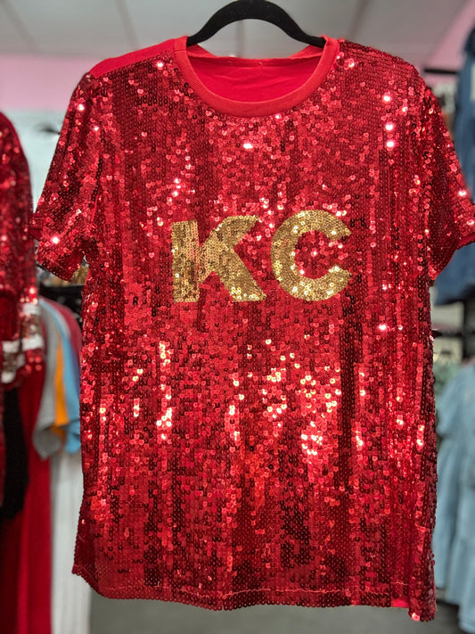 KC Sequin Top