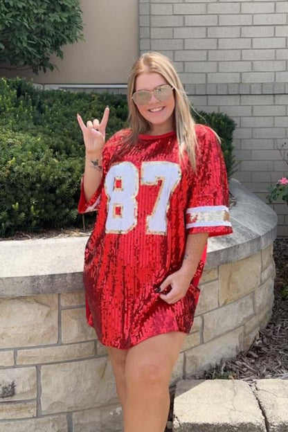 Kelce Era Sequin Dress