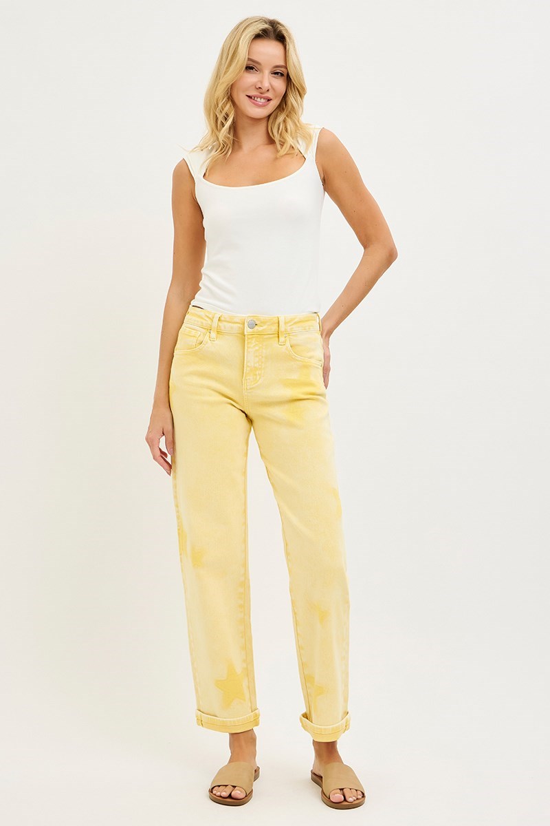 Galaxy Girl By Risen - Boyfriend Jeans