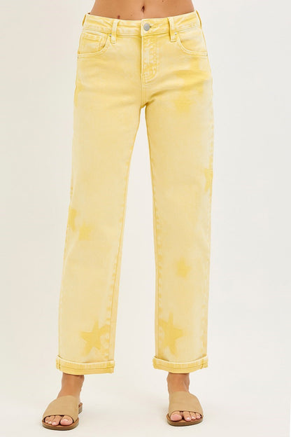 Galaxy Girl By Risen - Boyfriend Jeans