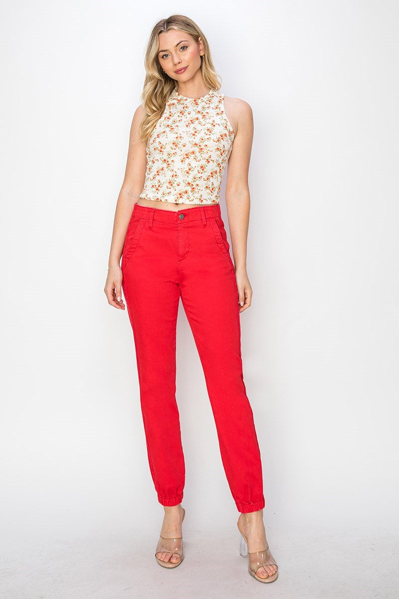 Risen High Rise- Crop Joggers