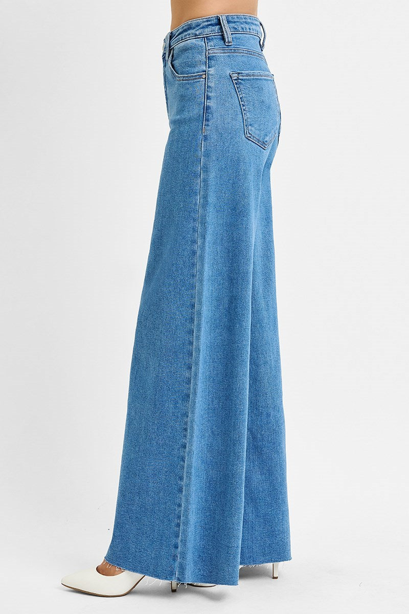 Risen High Rise Palazzo Jeans