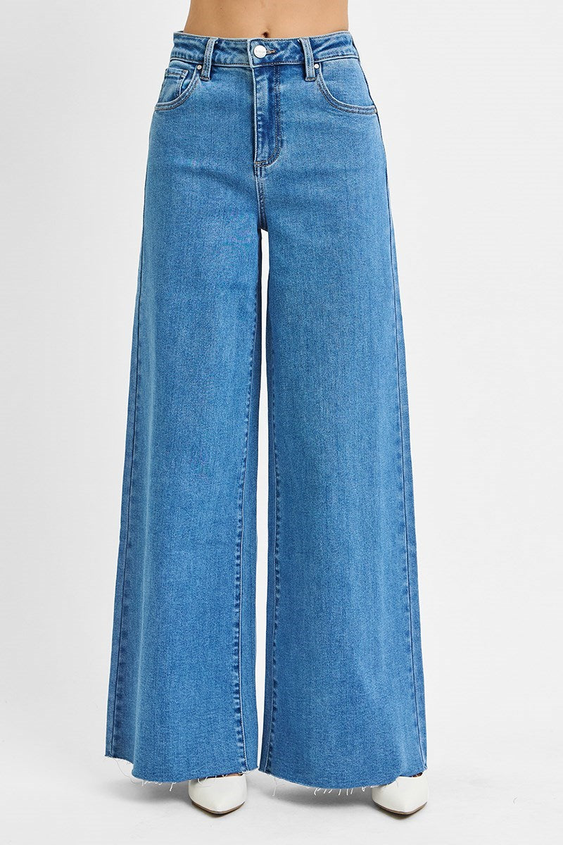 Risen High Rise Palazzo Jeans