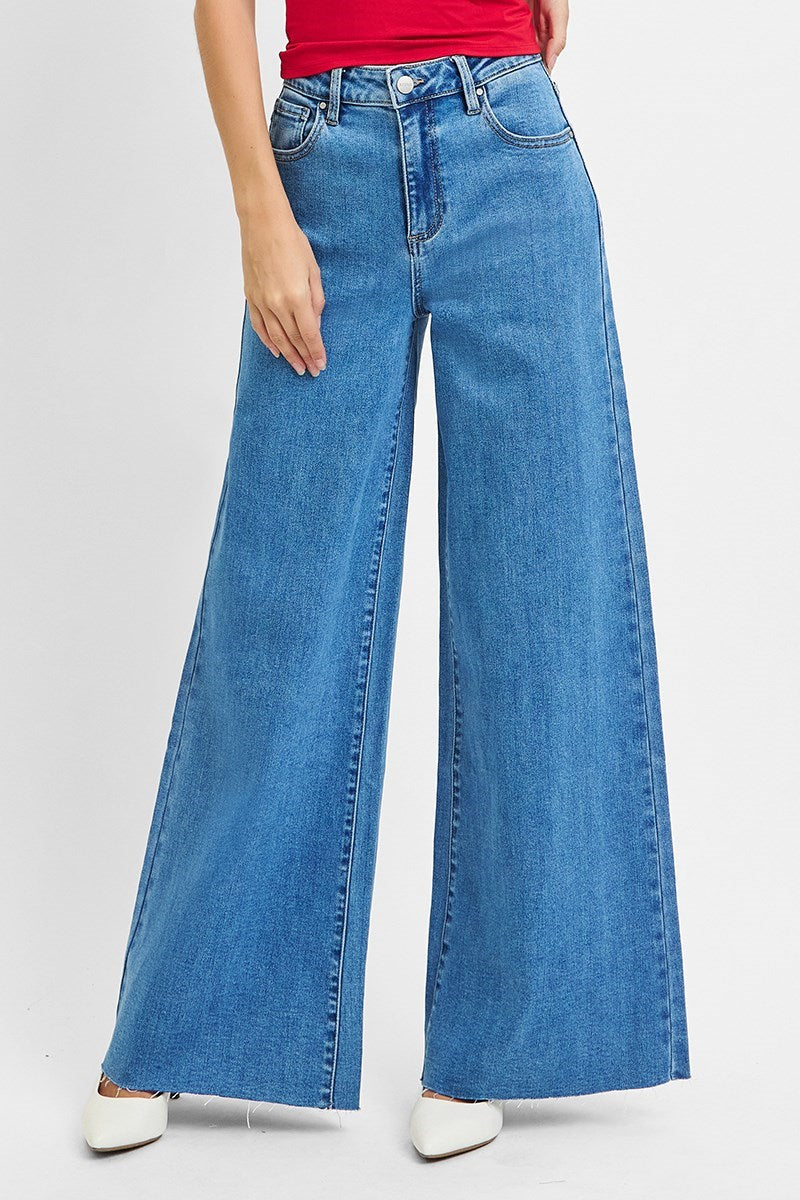 Risen High Rise Palazzo Jeans