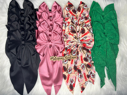 Mamacita Bows- Blk, Pink, Kansas City, & Green