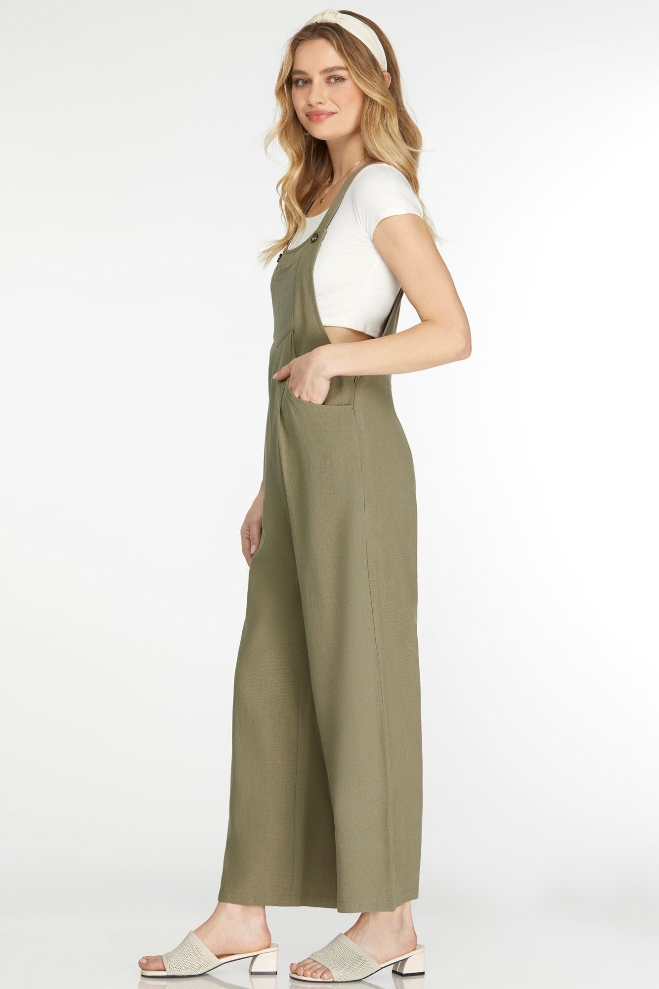 *Woven Overall Jumpsuit