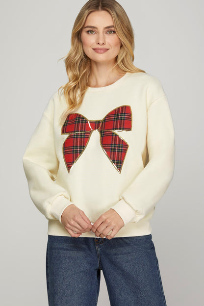 Christmas Bow Sweater