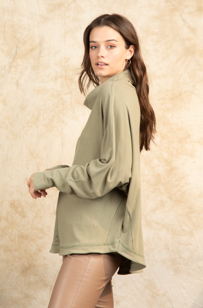 Sage Soft Tunic Top