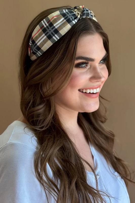 Fall Plaid Headband