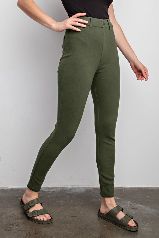 Olive Jeggings