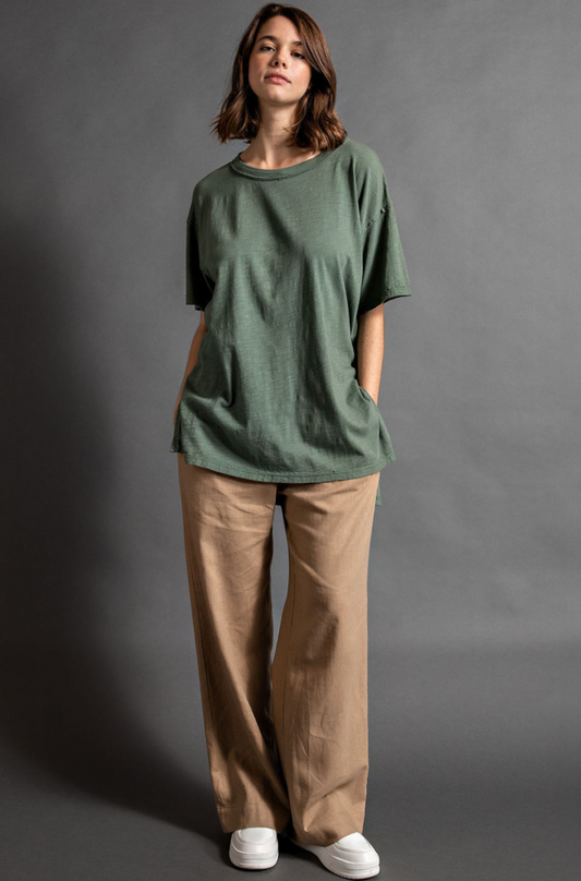 Army Green Basic Tee