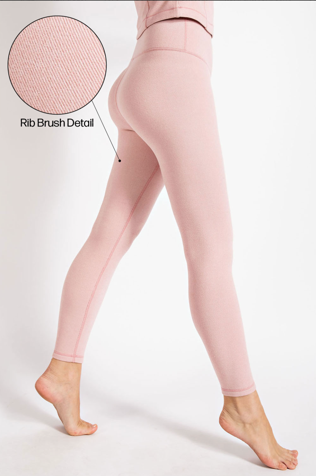 *Rib-Brushed Legging