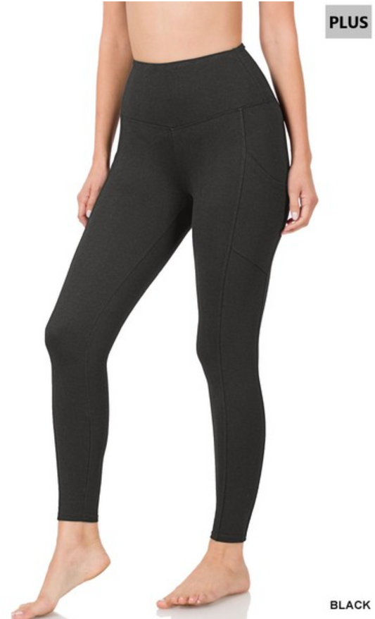 Basic Leggings-PLUS