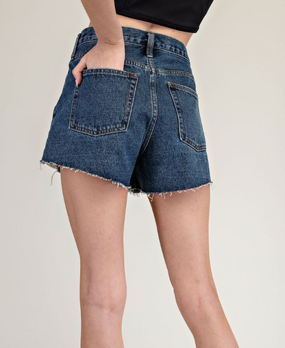 *High Waist Denim Shorts