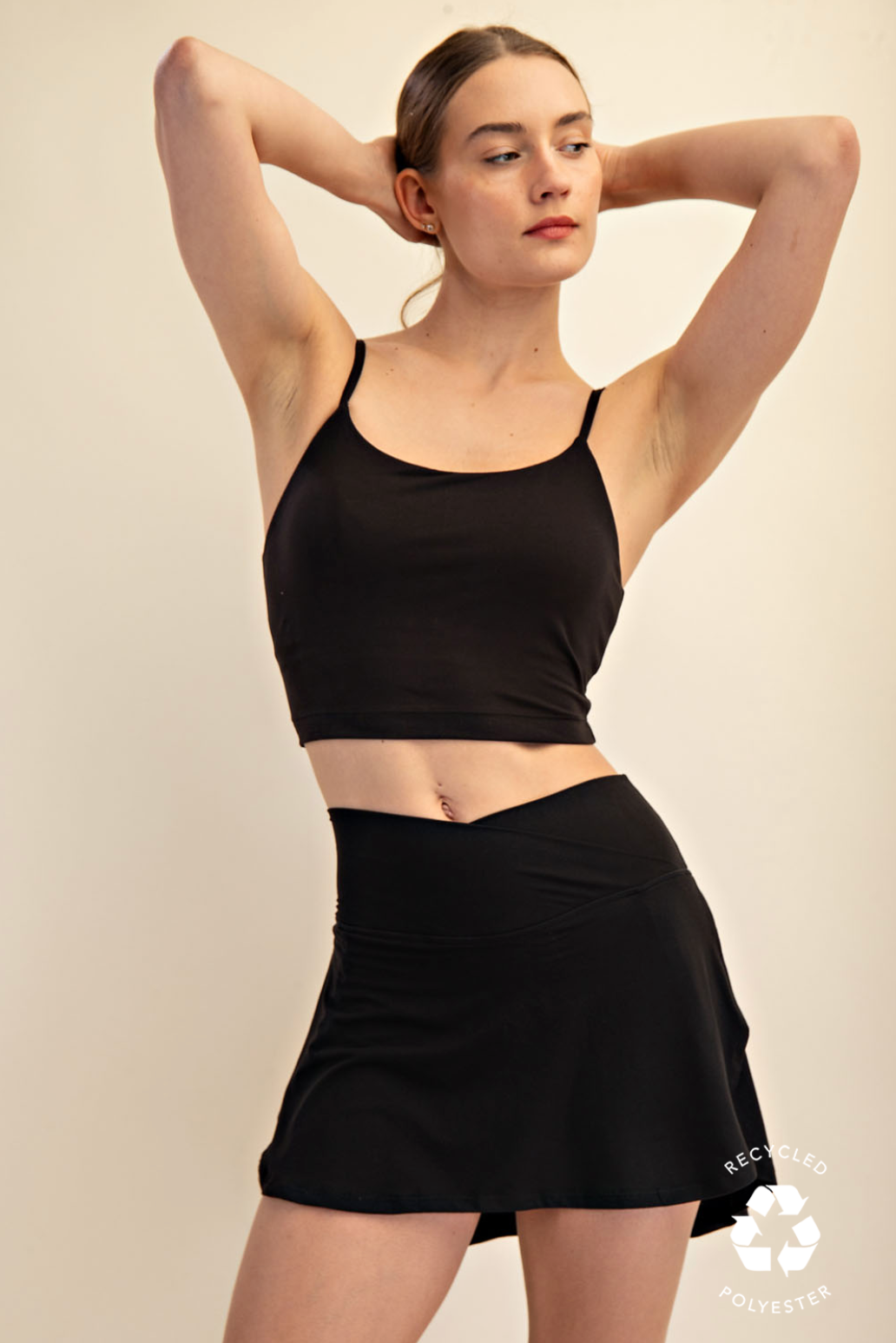 *Butter V-Shape High Waist Skort