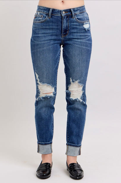 Jackie High Waist Boyfriend Judy Blue Jeans (Copy)