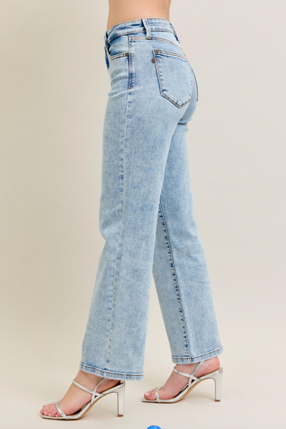 Rosie High Waist Straight Judy Blue Jeans