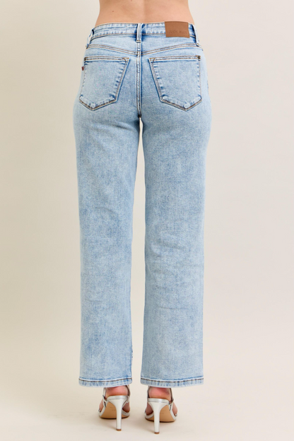Rosie High Waist Straight Judy Blue Jeans
