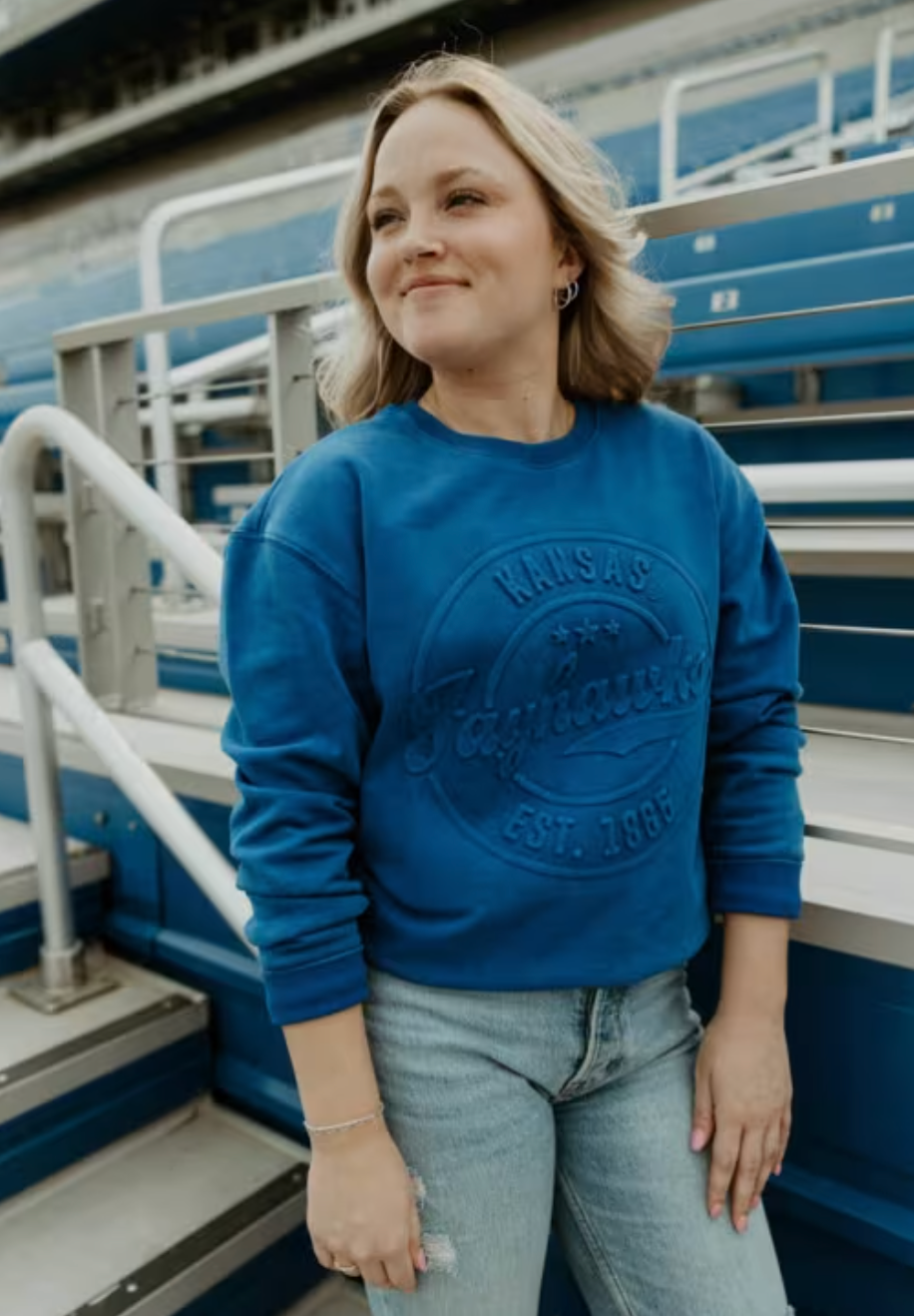 KU Sweater- Licensed Apparel