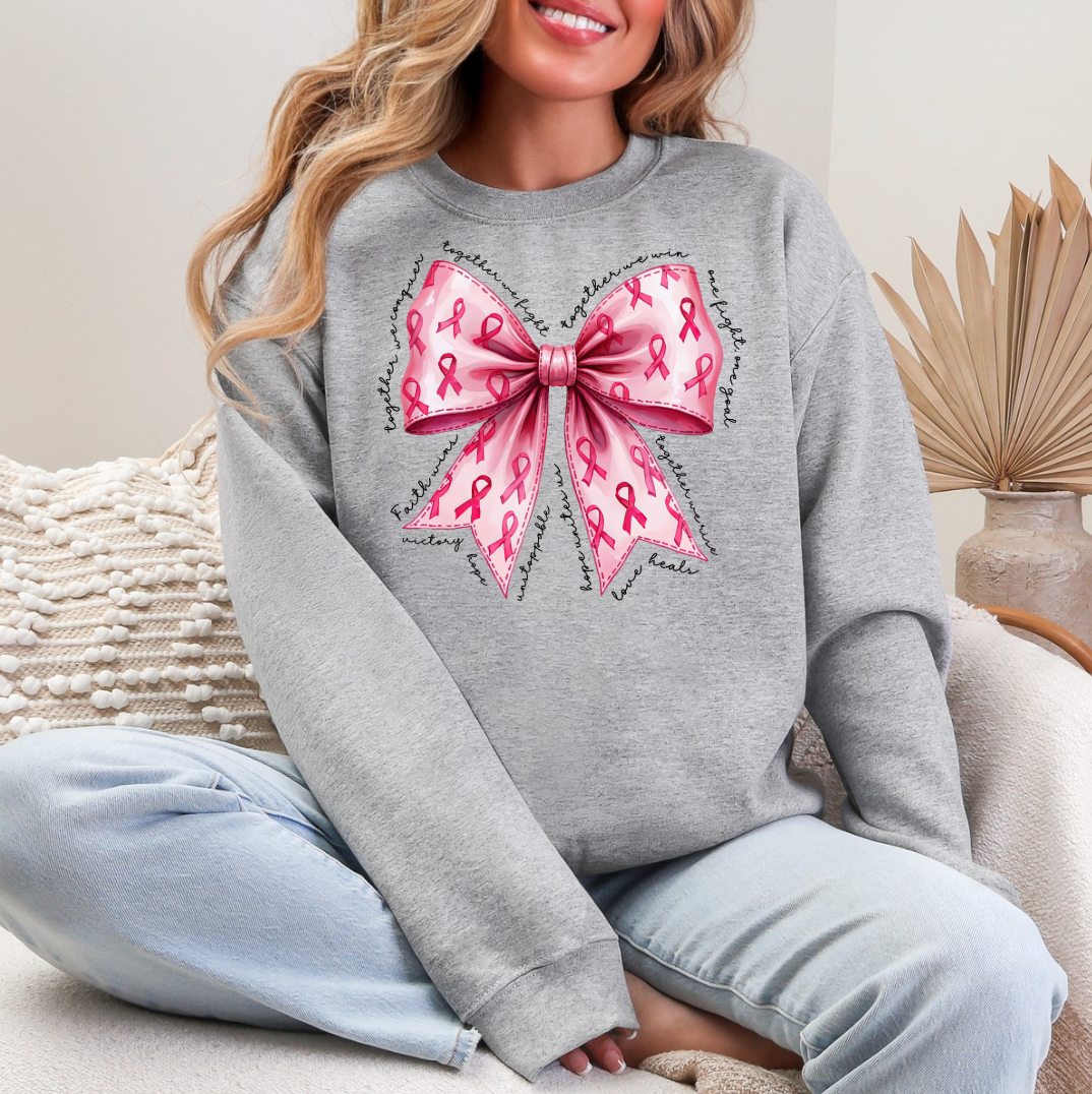 Breast Cancer Awareness Bow Shirt