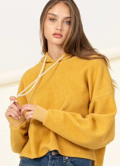 Oversized Balloon Sleeve Hoodie