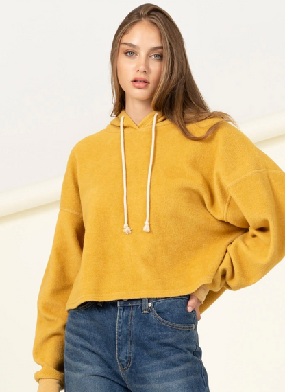 Oversized Balloon Sleeve Hoodie