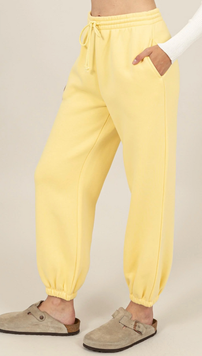 Washed French Terry Jogger Pants