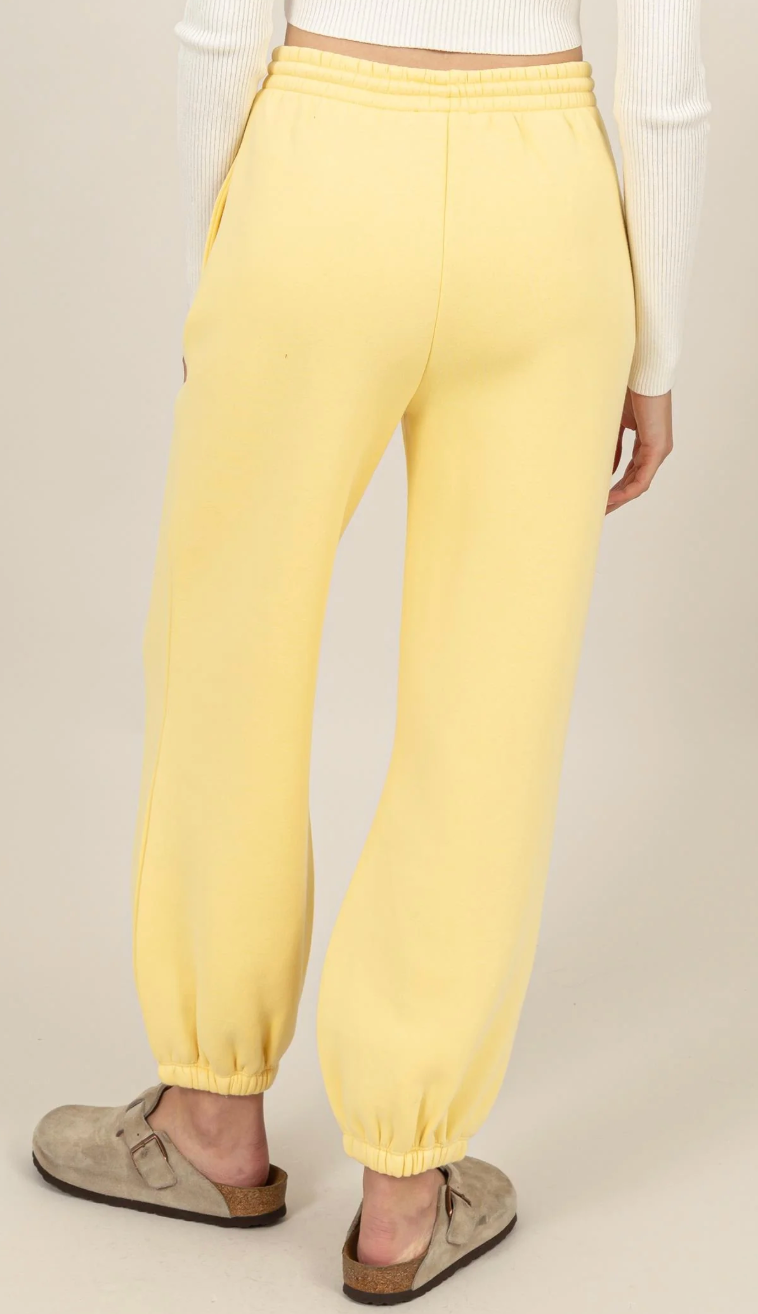 Washed French Terry Jogger Pants