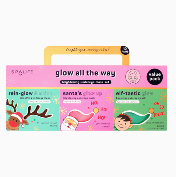 Christmas Holiday Glow All the Way Brightening Undereye Mask Set